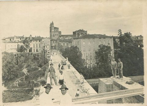 Chantier pont sur le Tarn