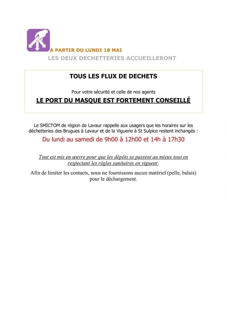 déchetterie smictom