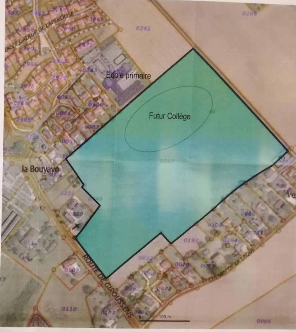 Plan implantation-collège
