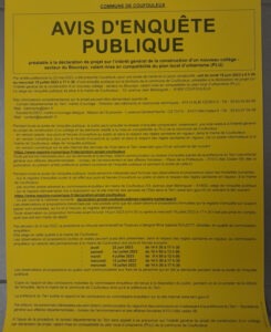 Avis enquête