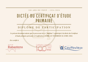 Certificat-participation