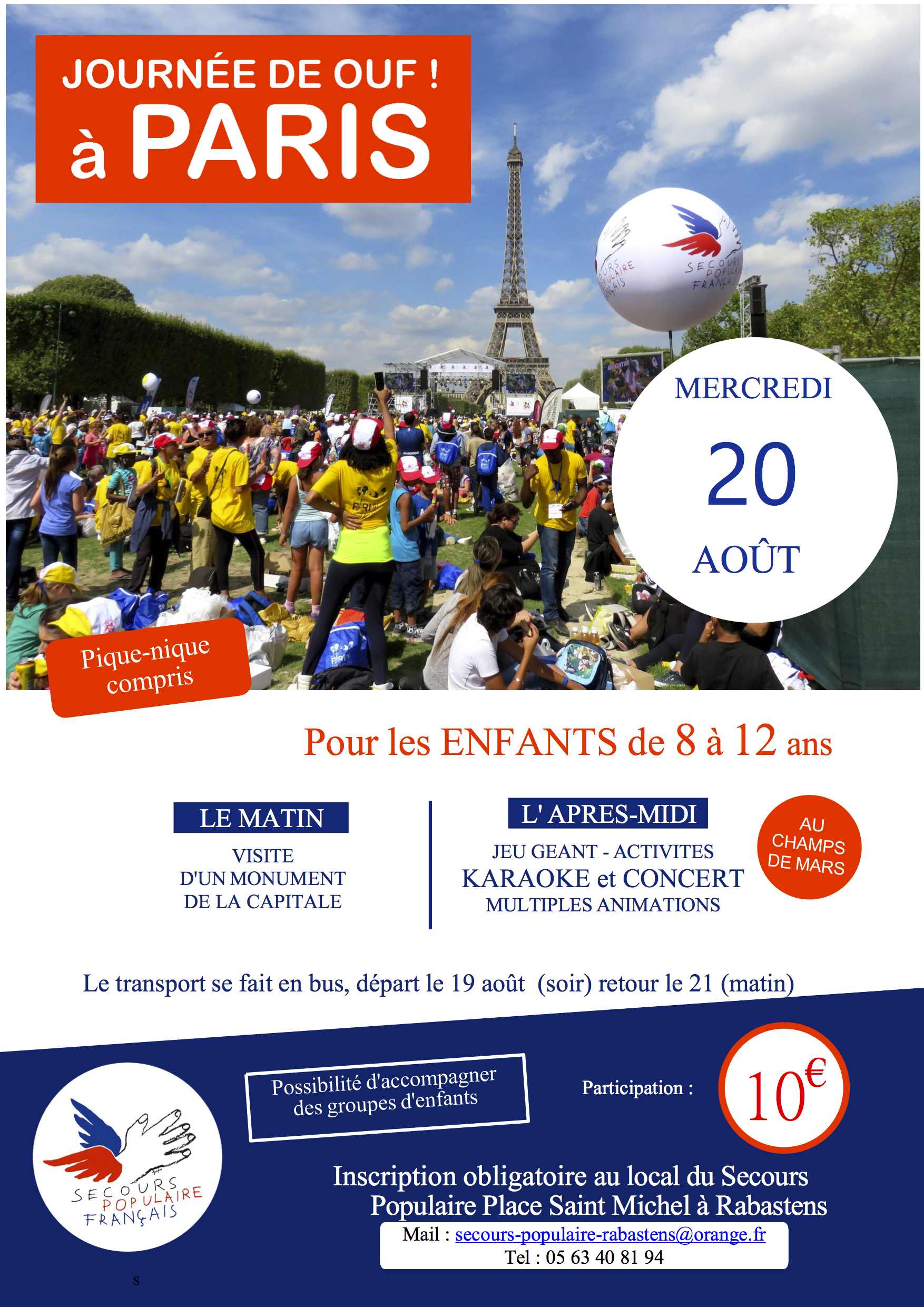 Affiche PARIS 2025 Rabastens