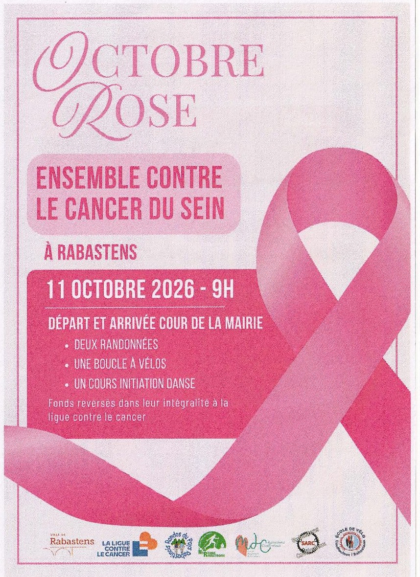 affiche octobre rose